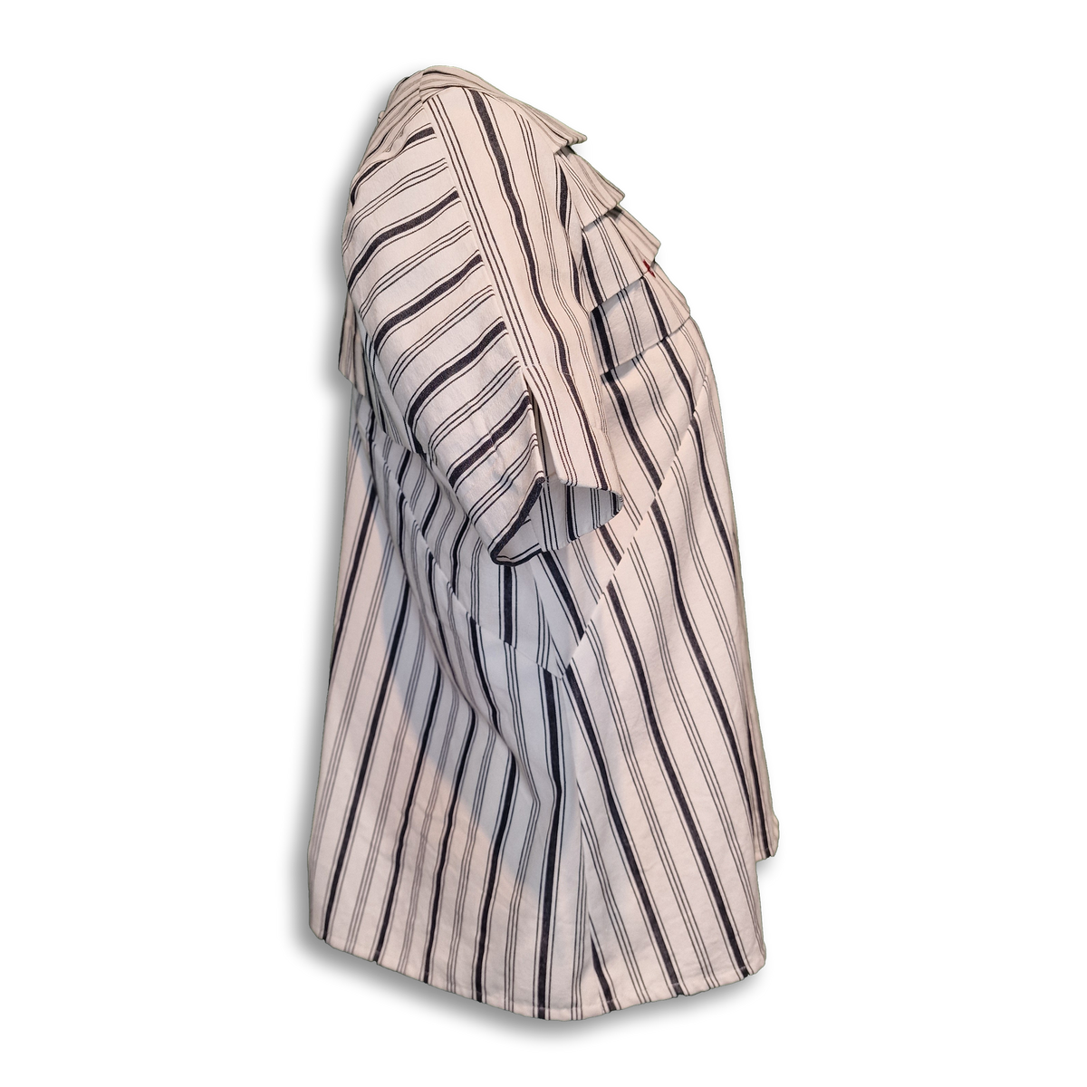 Bluse "Tintenherz" Unikat, Seitenansicht freigestellt