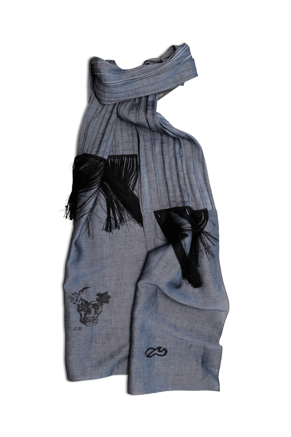 Schal "Flower Scull"