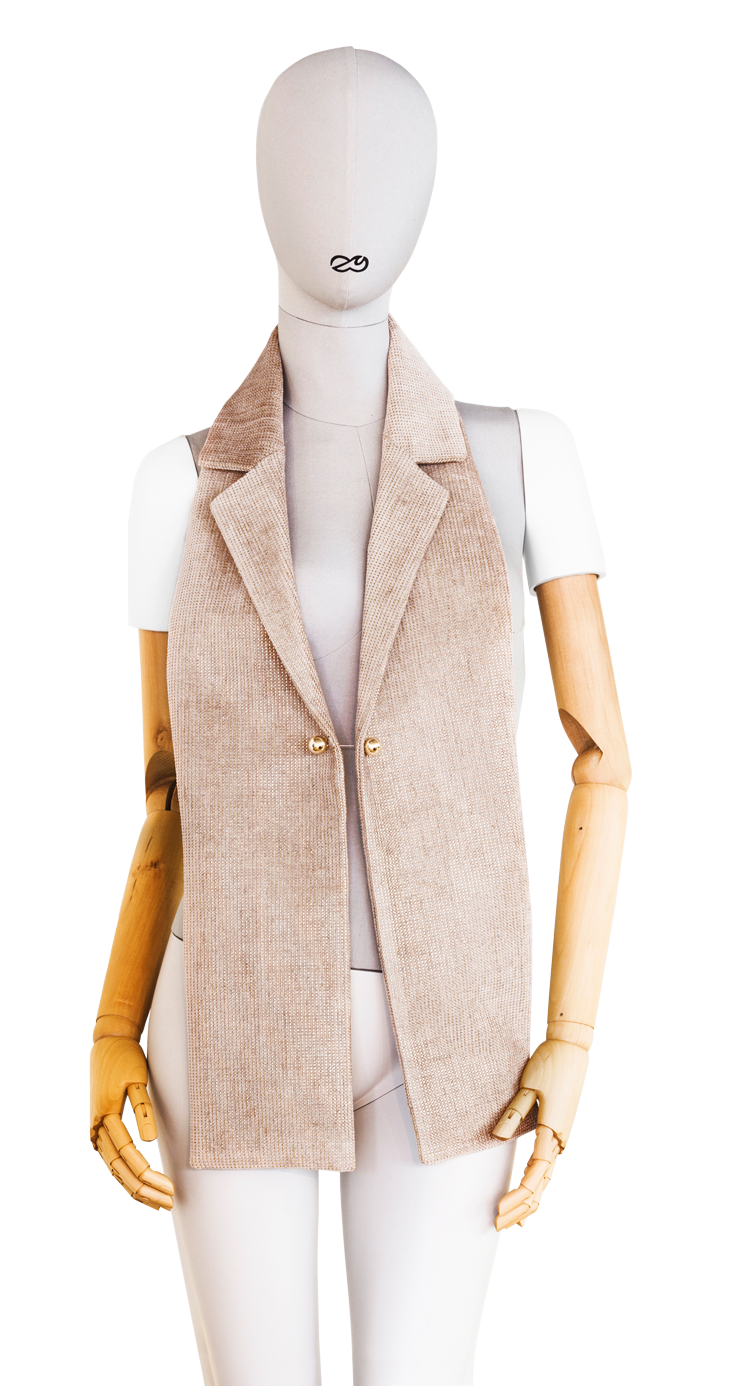 Kragenschal &quot;Goldener Faden&quot;