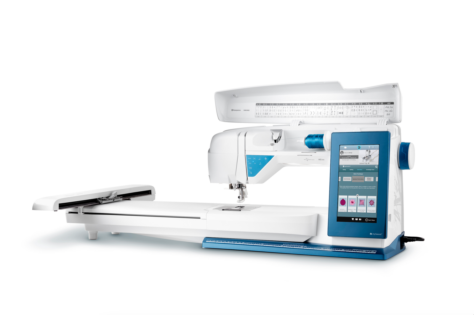 Husqvarna® VIKING® Designer Sapphire 85™ mit Stickmodul inkl. 1 Designer Workshop