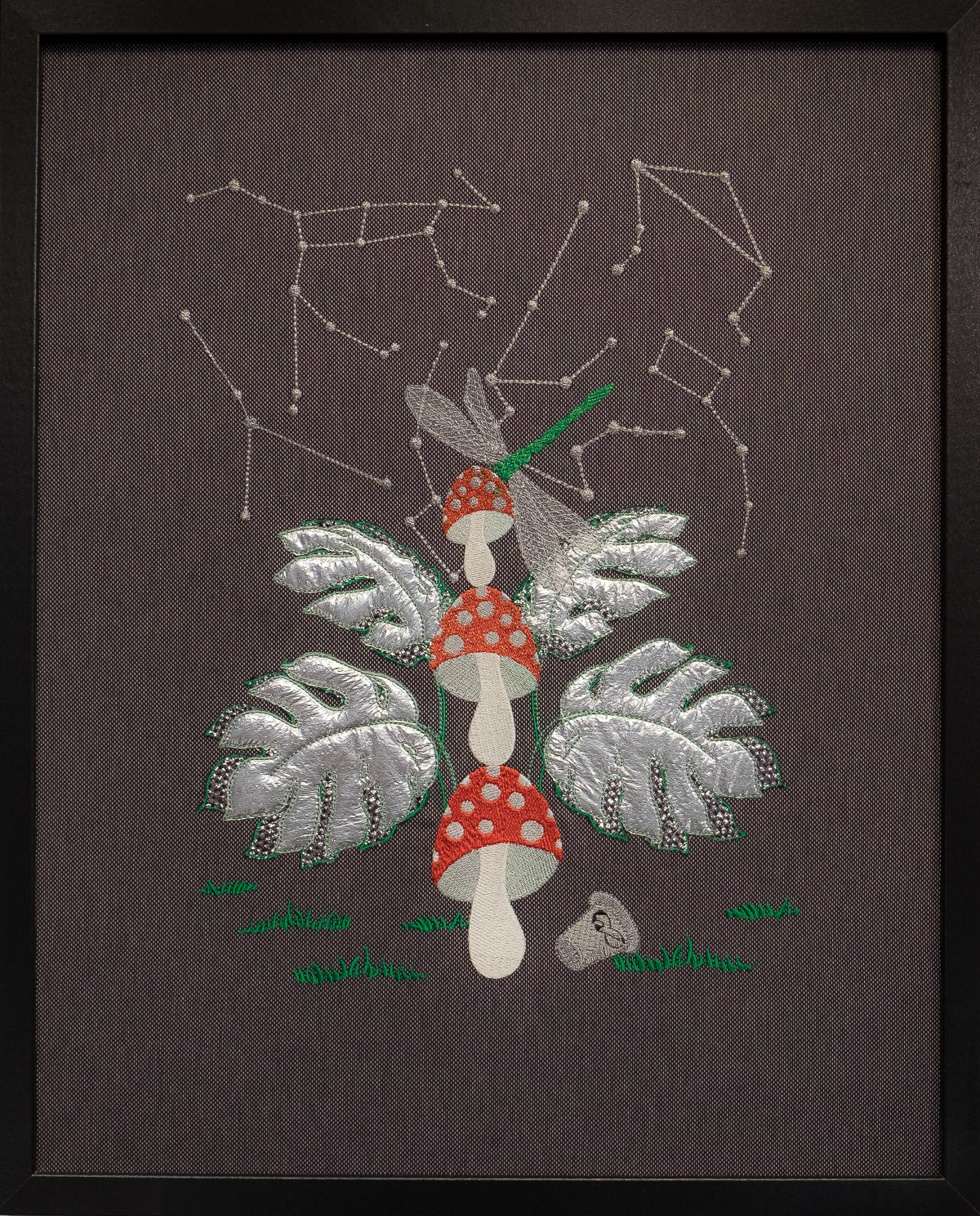 Stickgemälde "Sternenstaub"