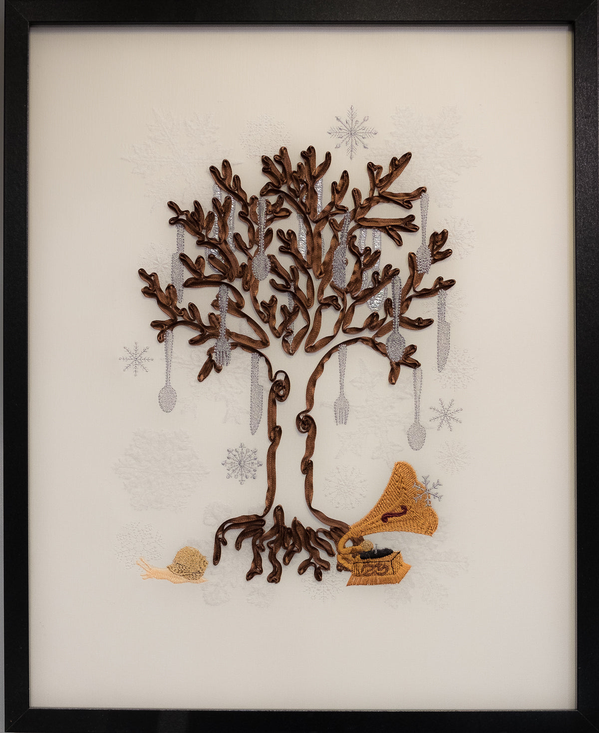 Stickgemälde &quot;Die Jahreswende&quot;