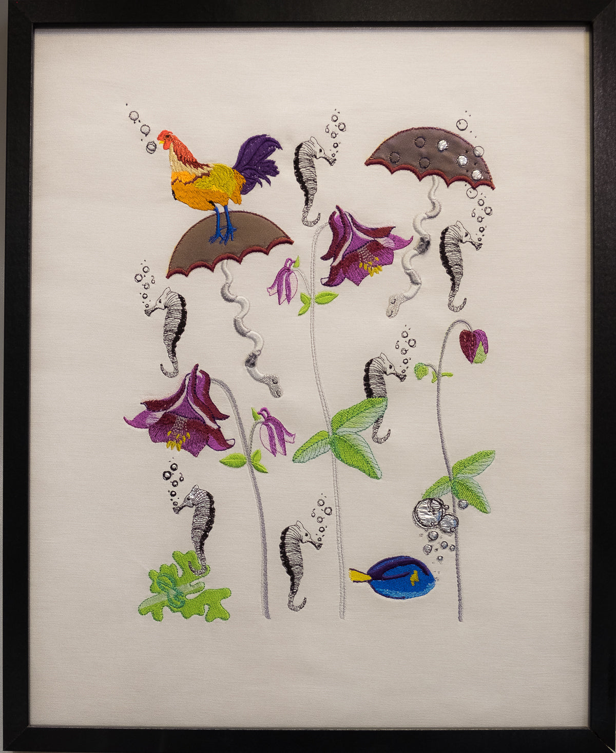 Stickgemälde &quot;Aus dem Schlaf&quot;