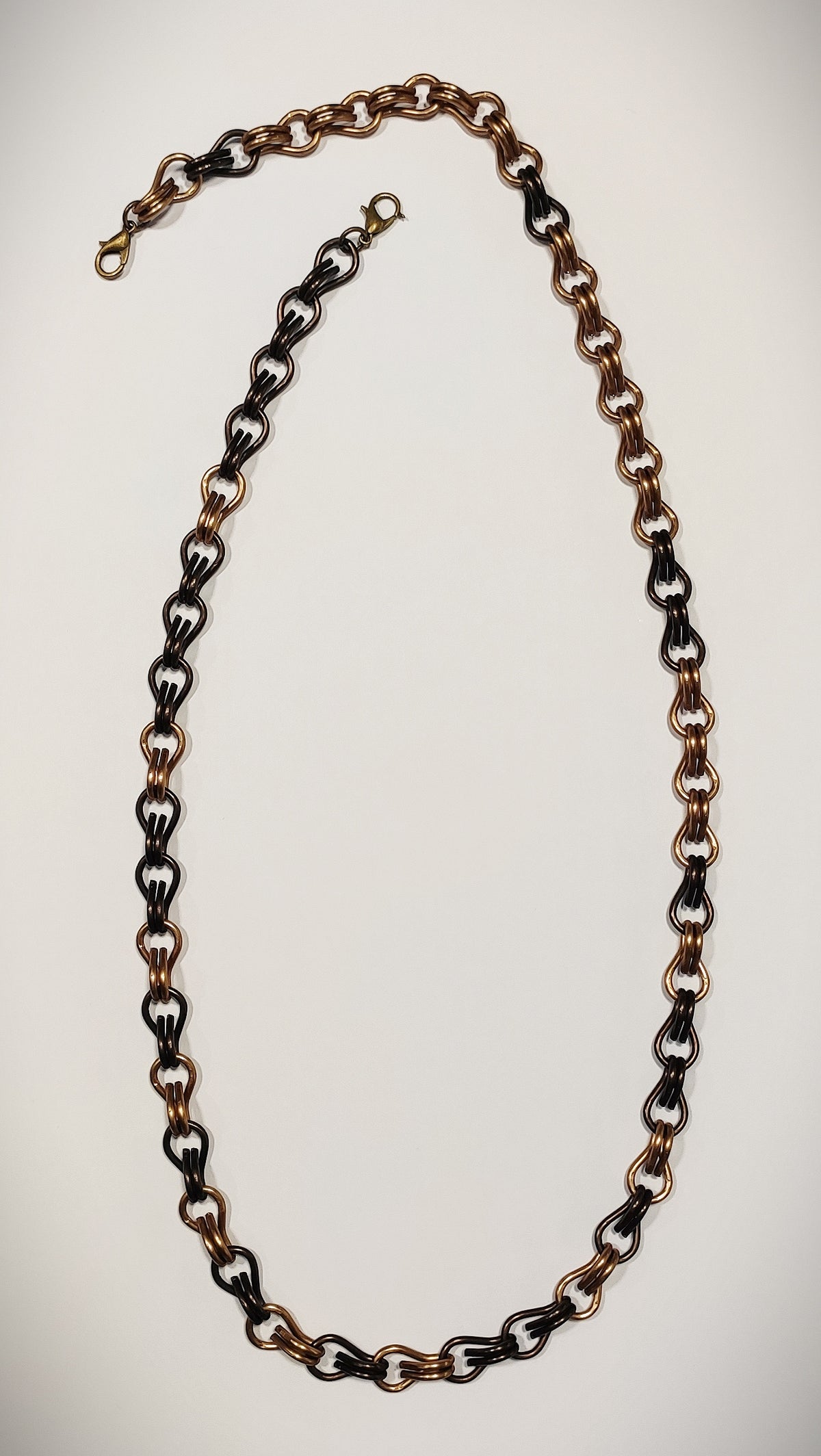 Brillenkette Bicolor dunkel-bronze