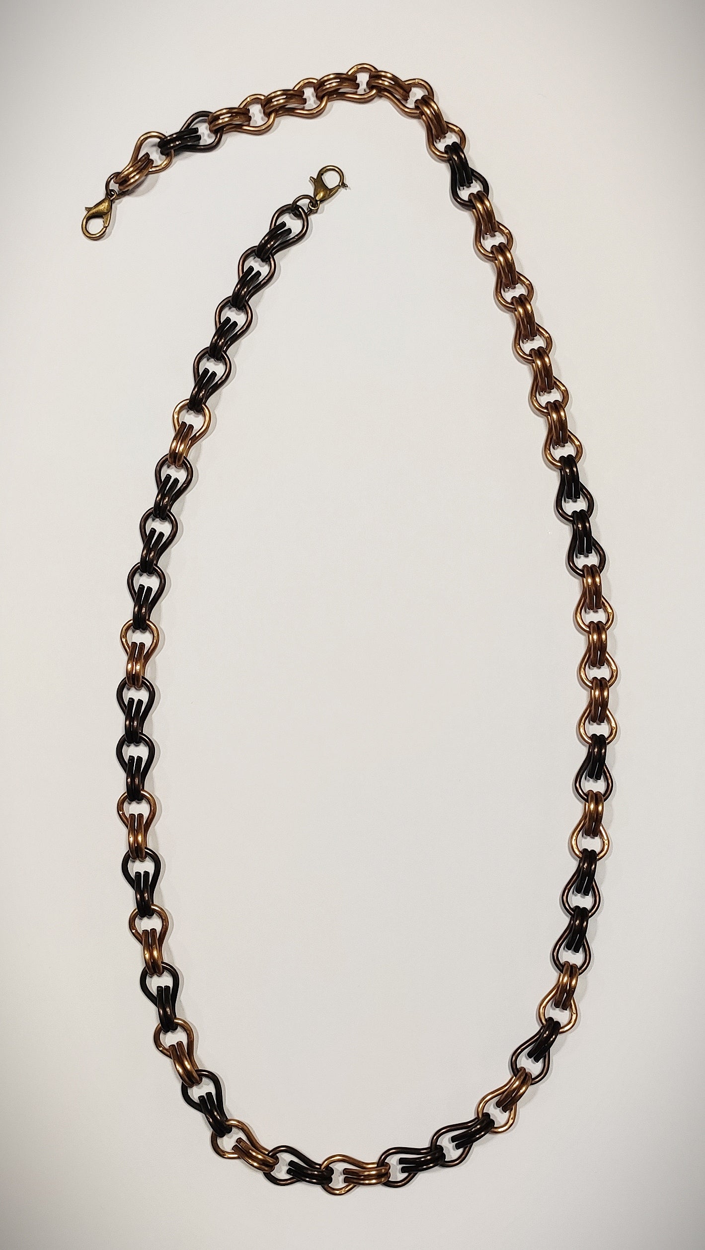 Brillenkette Bicolor dunkel-bronze