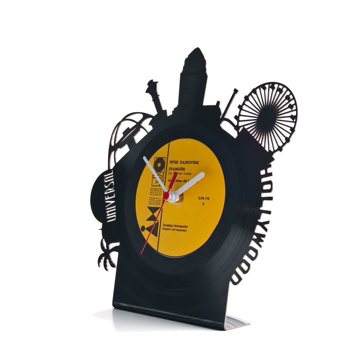 Schallplattentischuhr Los Angeles