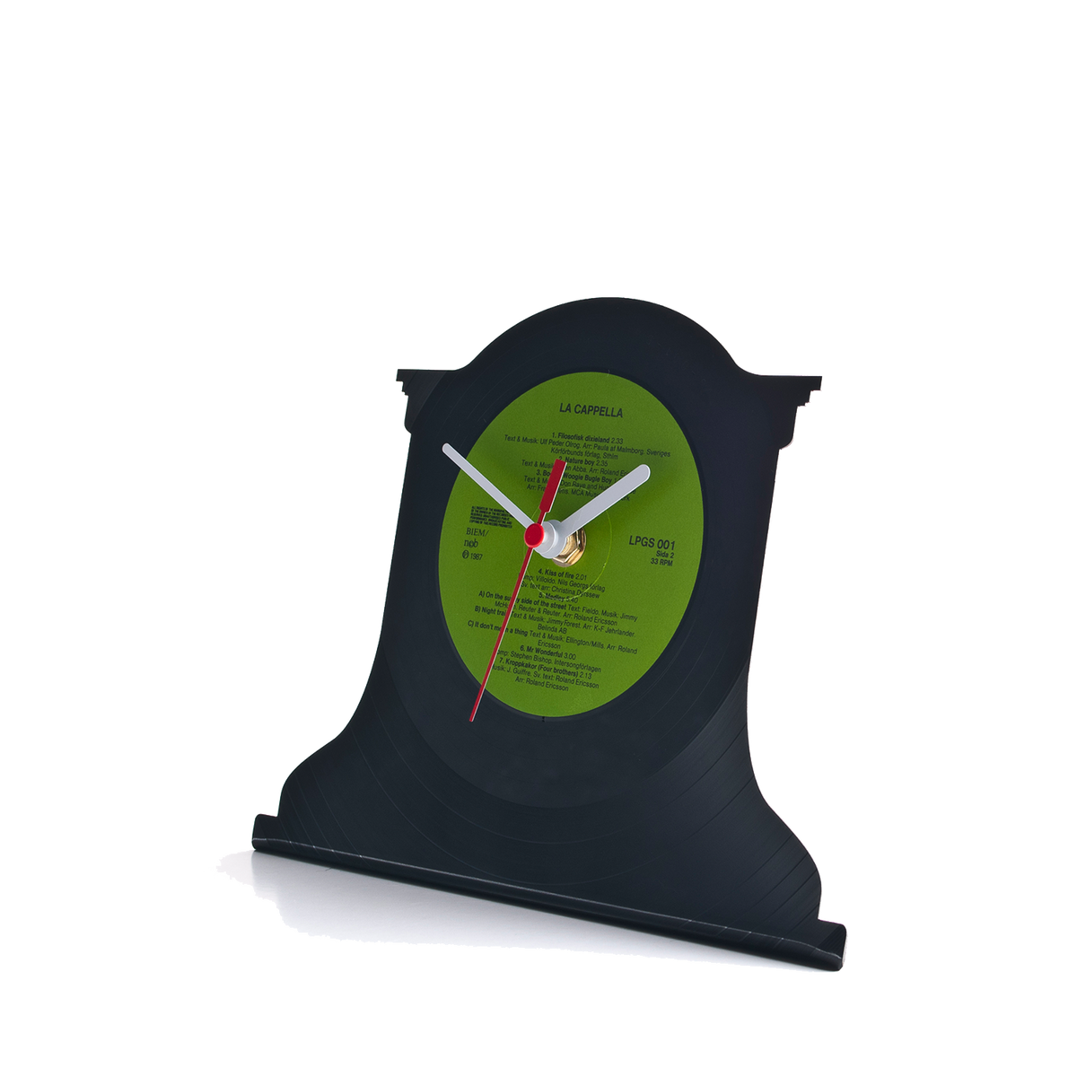 Schallplattentischuhr Retro #2