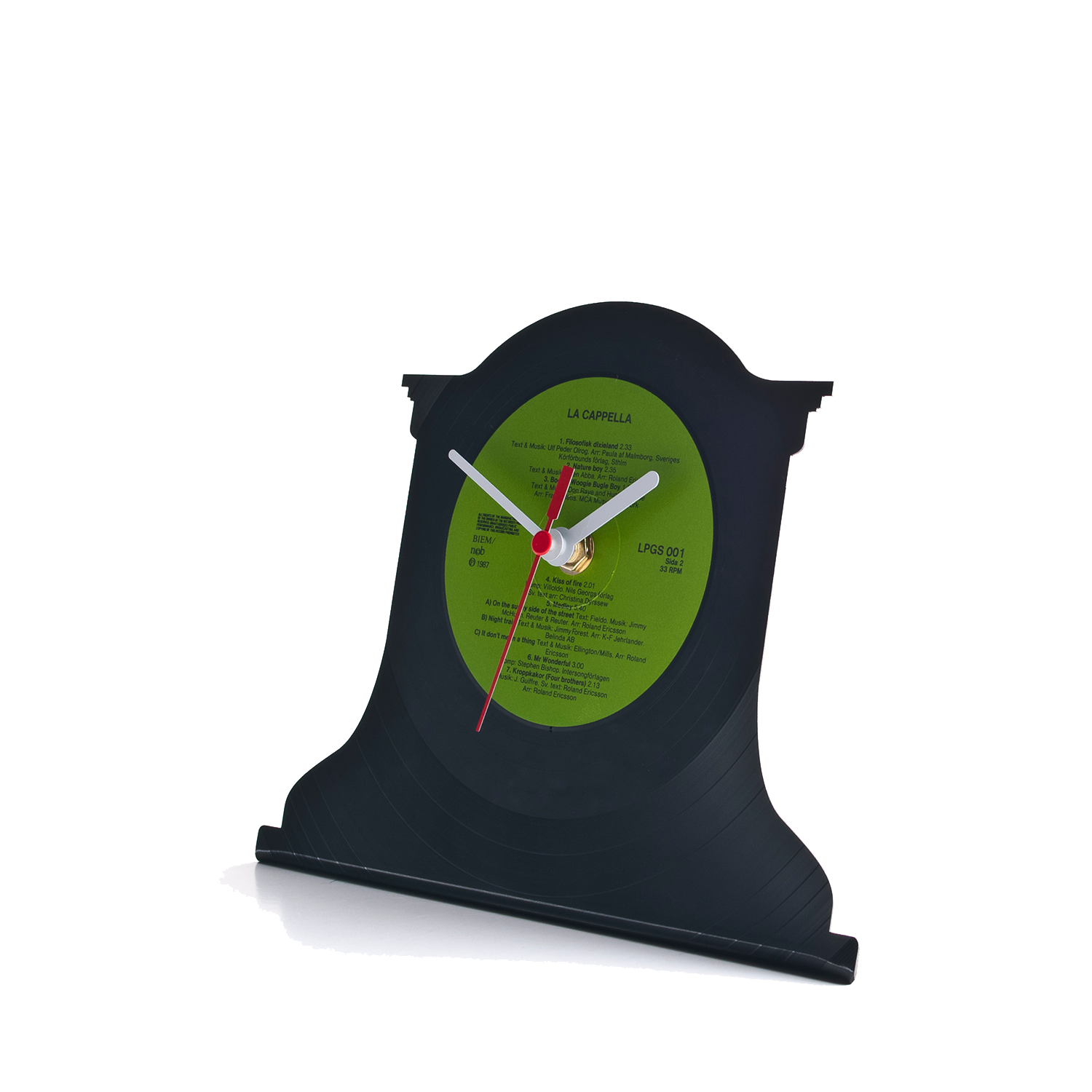 Schallplattentischuhr Retro #2