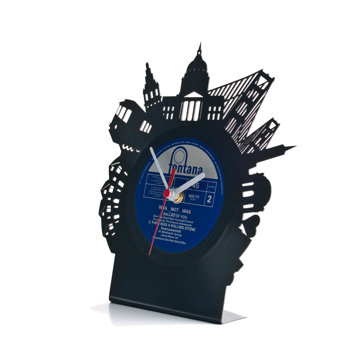 Schallplattentischuhr San Francisco