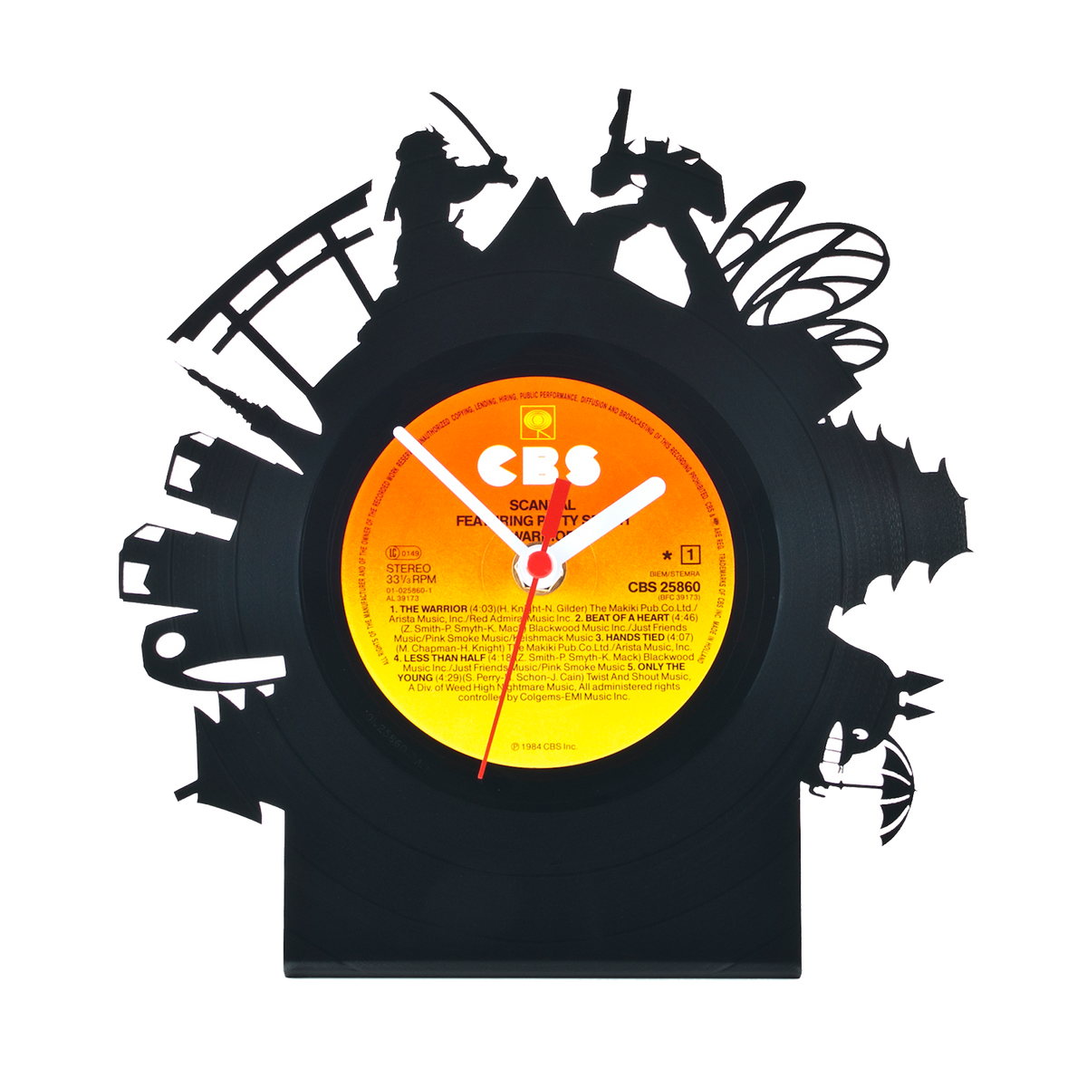 Schallplattentischuhr Tokyo