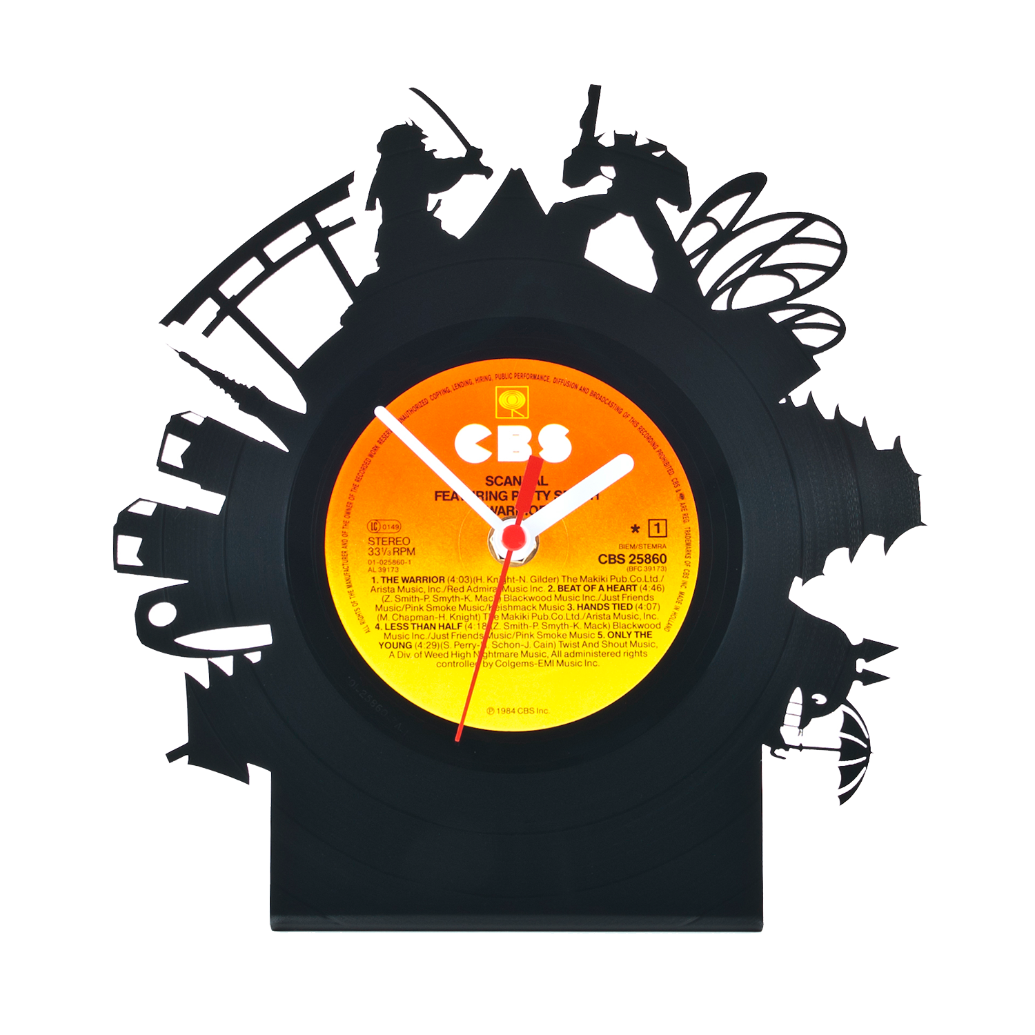 Schallplattentischuhr Tokyo