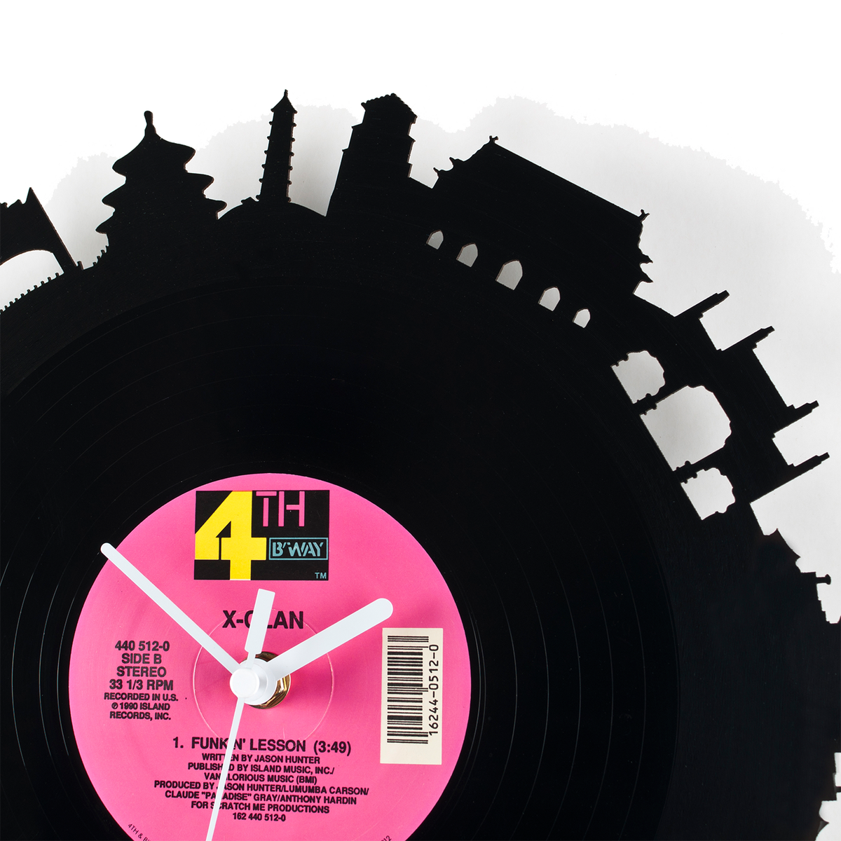 Schallplattenuhr Beijing