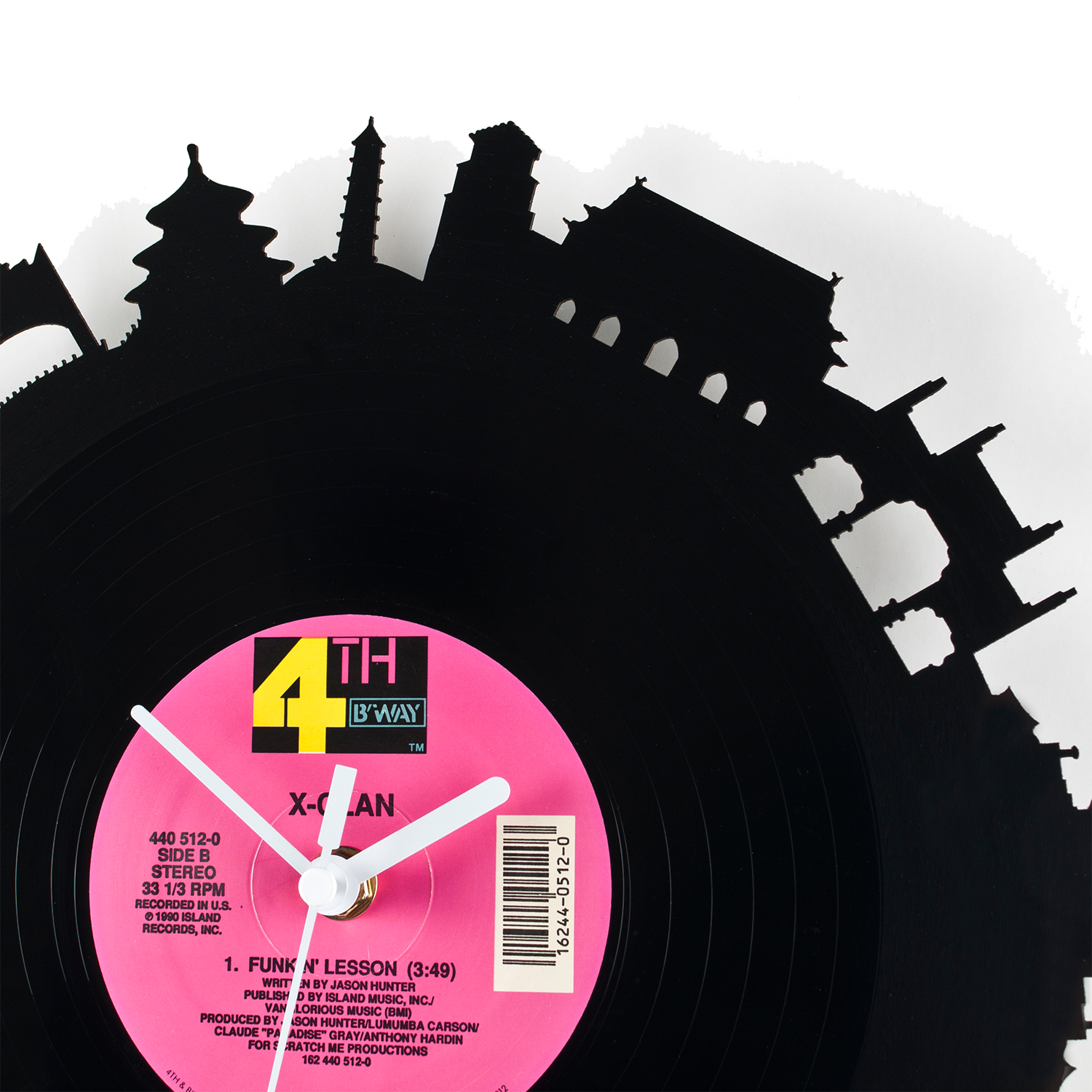 Schallplattenuhr Beijing