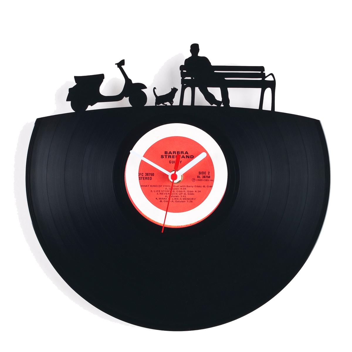 Schallplattenuhr Dolce Vita