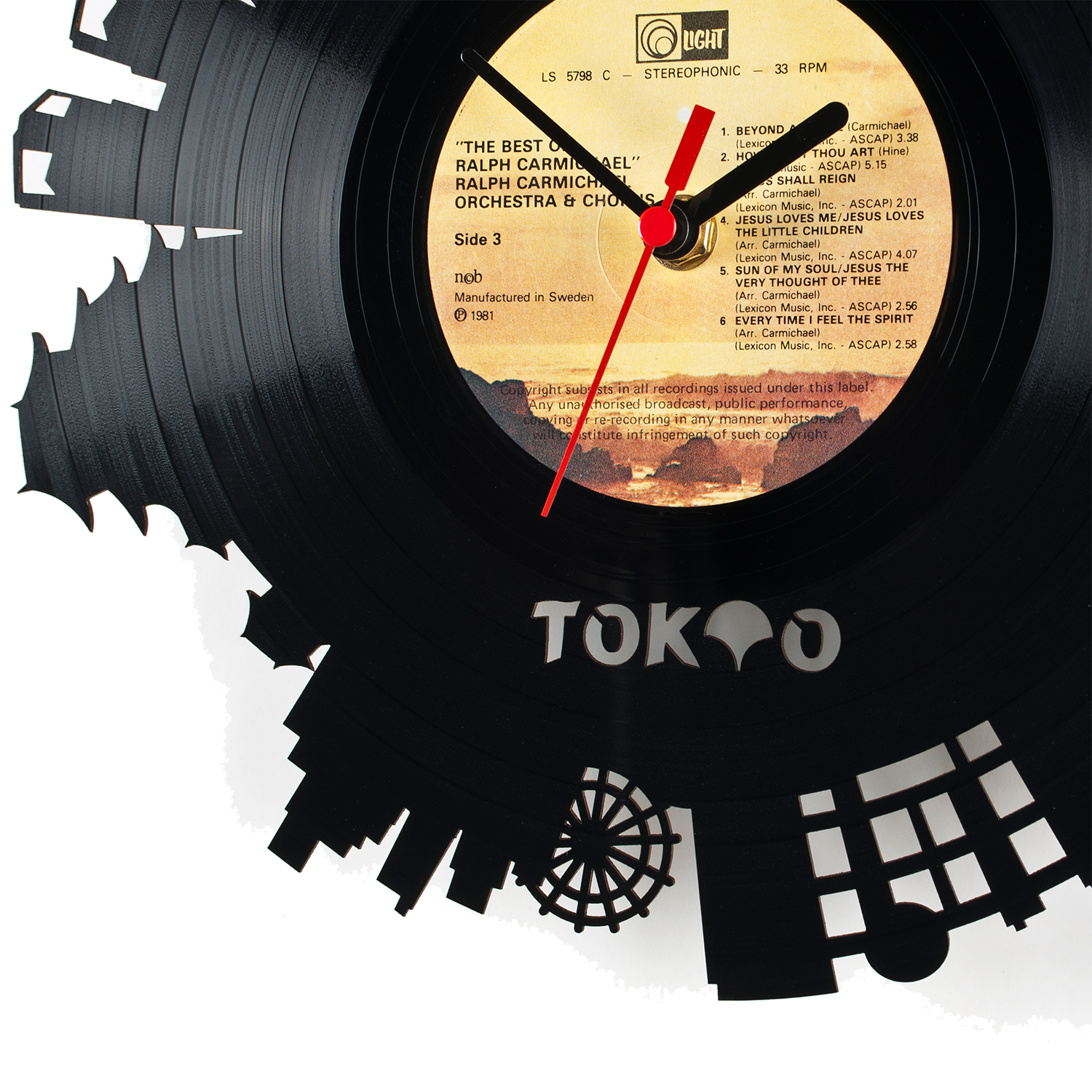 Schallplattenuhr Tokyo