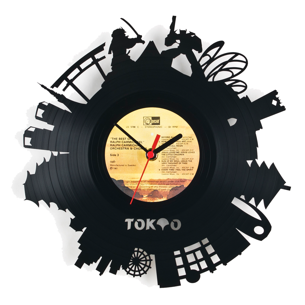 Schallplattenuhr Tokyo