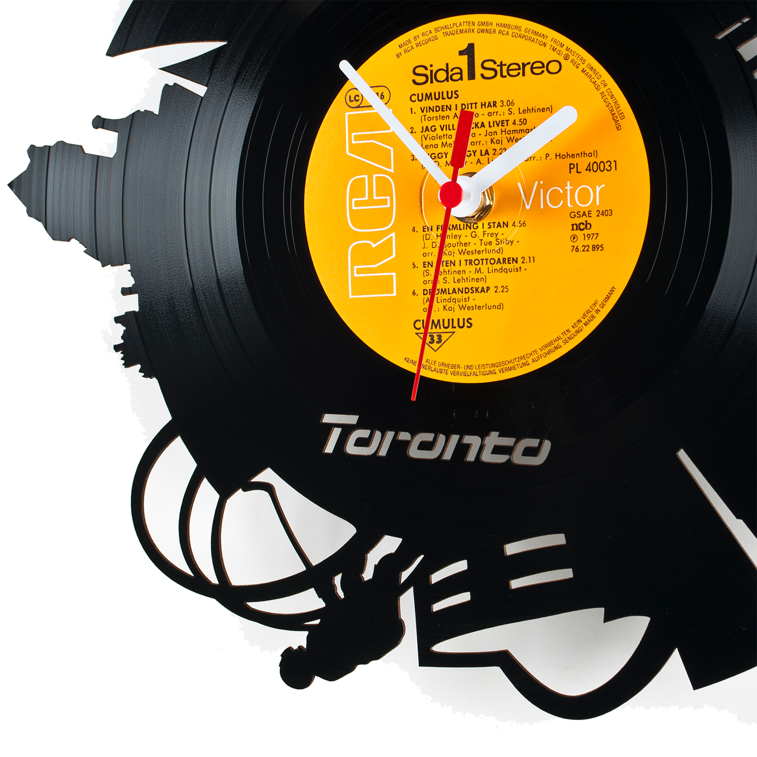 Schallplattenuhr Toronto