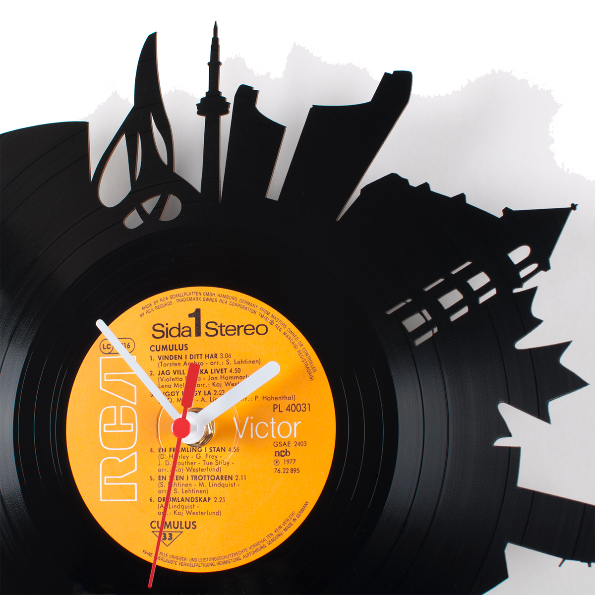 Schallplattenuhr Toronto