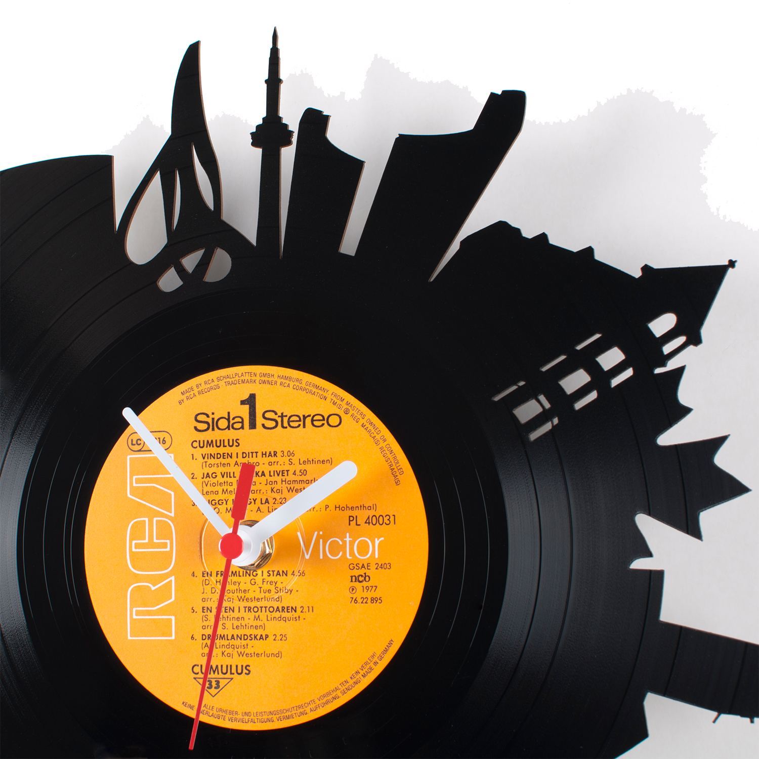 Schallplattenuhr Toronto