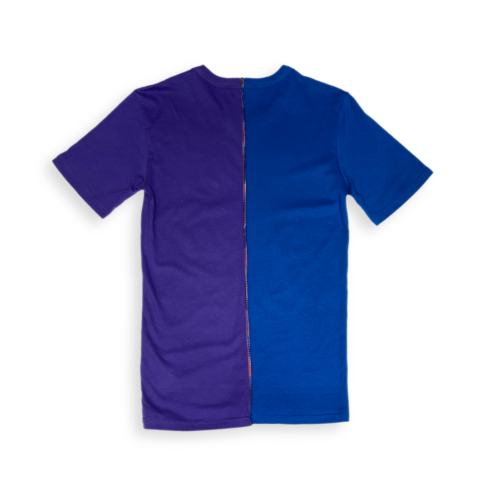"I am not fake" T-Shirt blau-lila