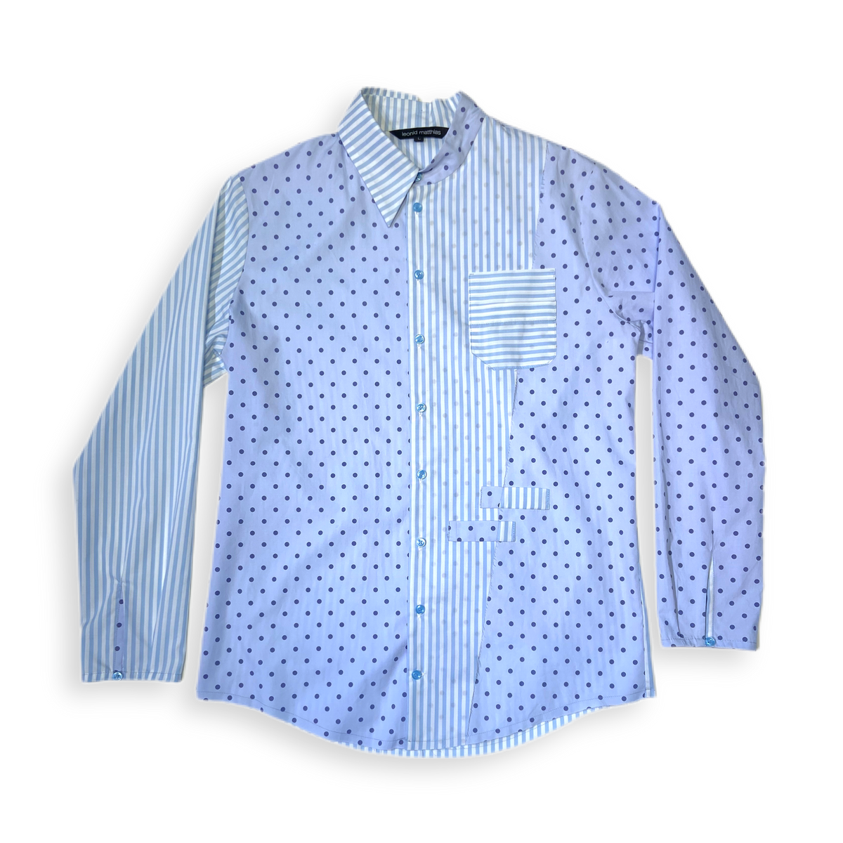 Hemd "NDRRD" stripes-dots
