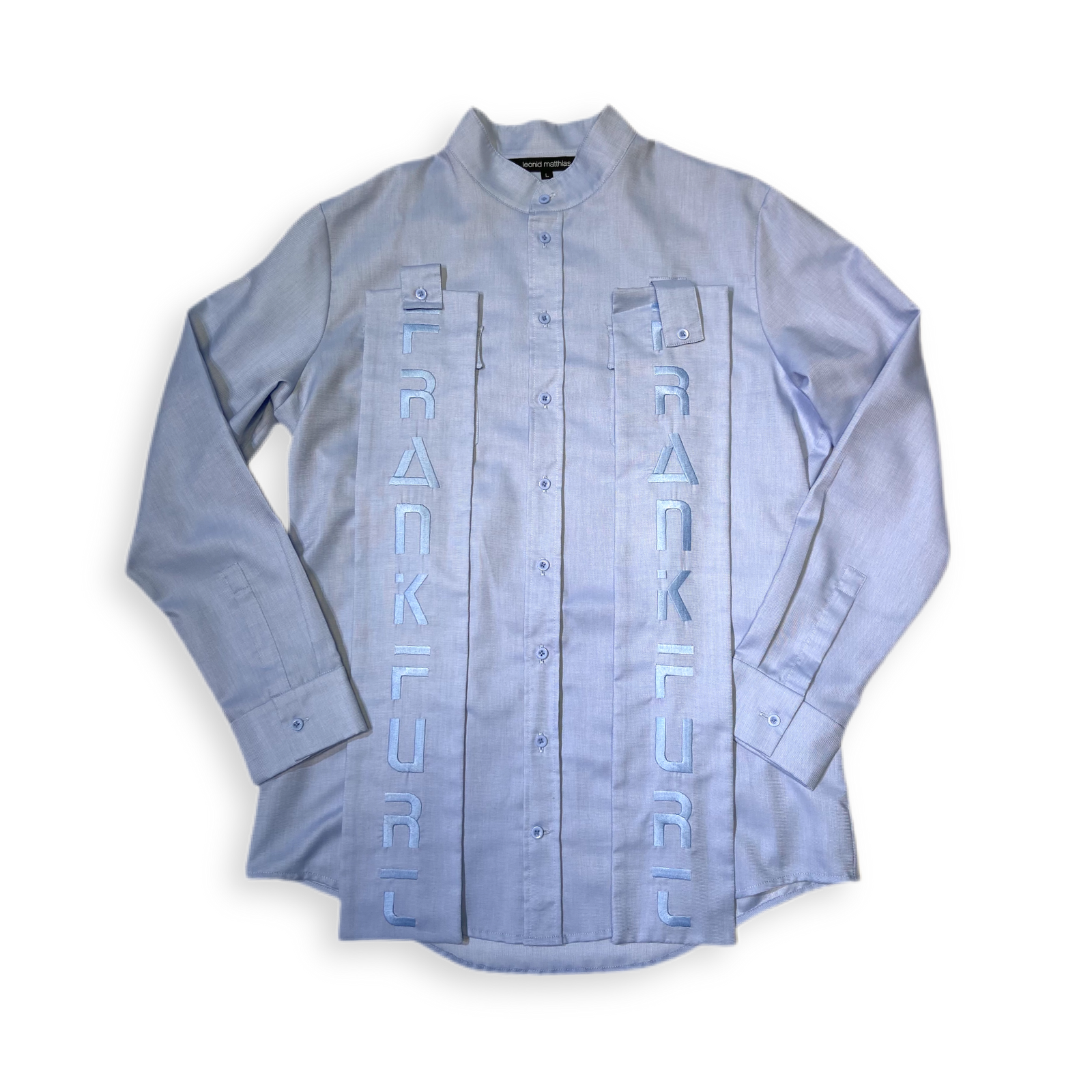 Hemd "FRNKFRT" blau