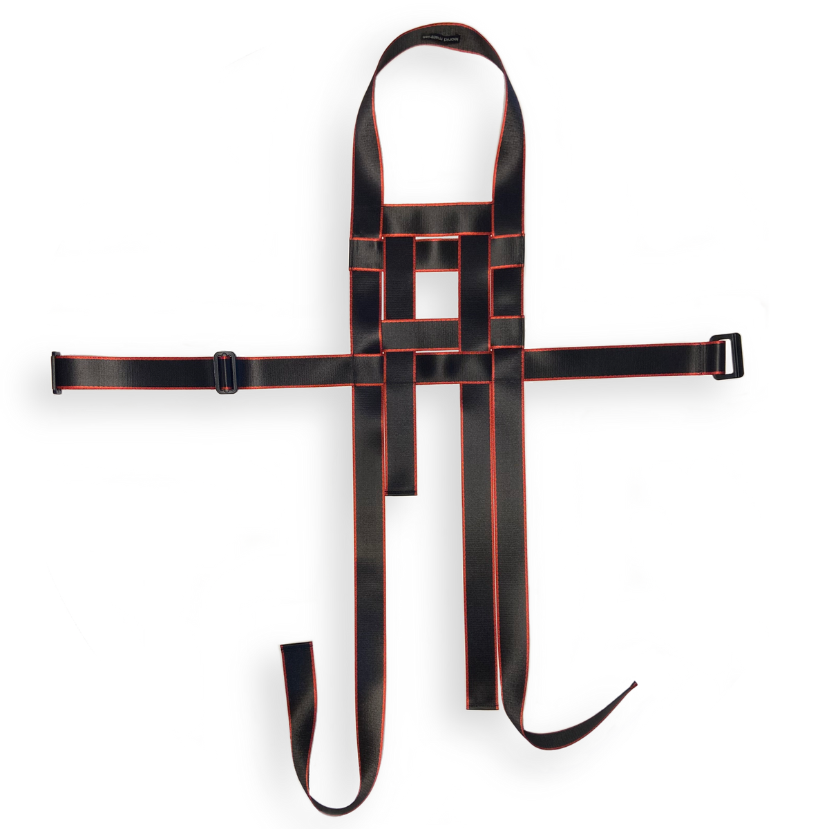 Harness "HRHM" schwarz-rot breit