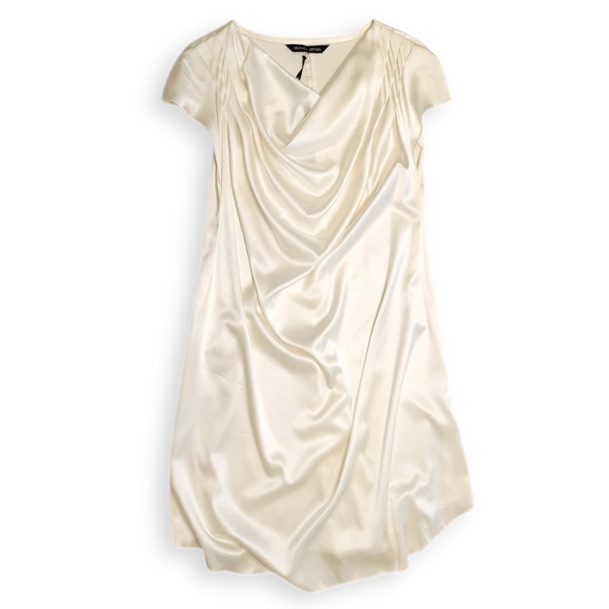 Kleid &quot;Wasserfall&quot; hell-creme