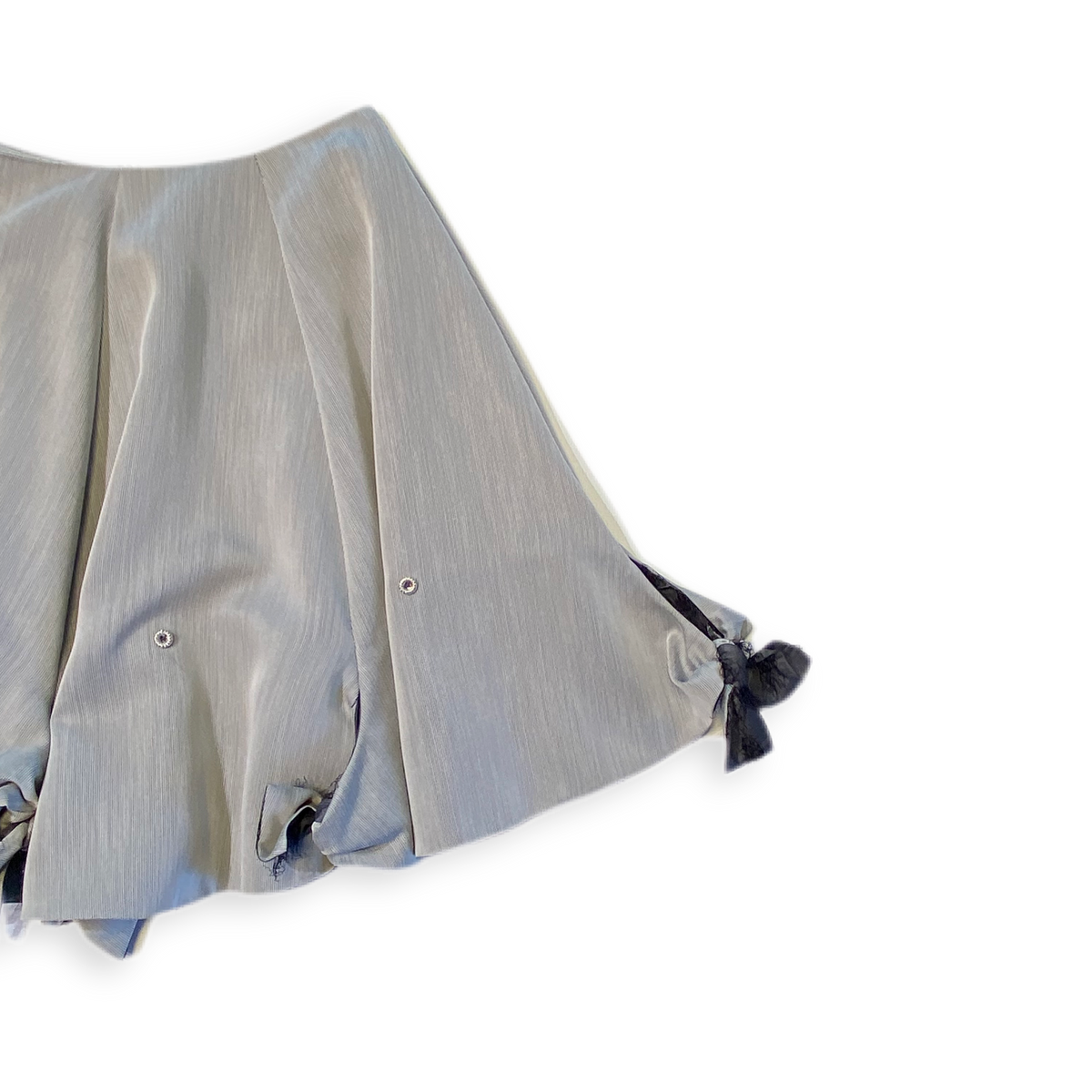 Rock "Schleifen" grau