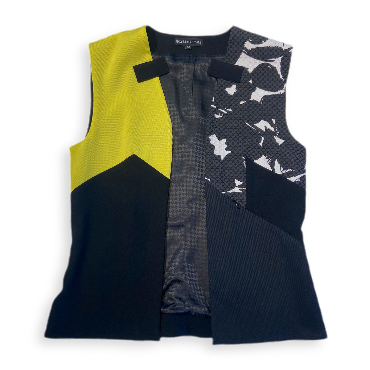 Weste &quot;BRGNNKHM&quot; schwarz-gelb