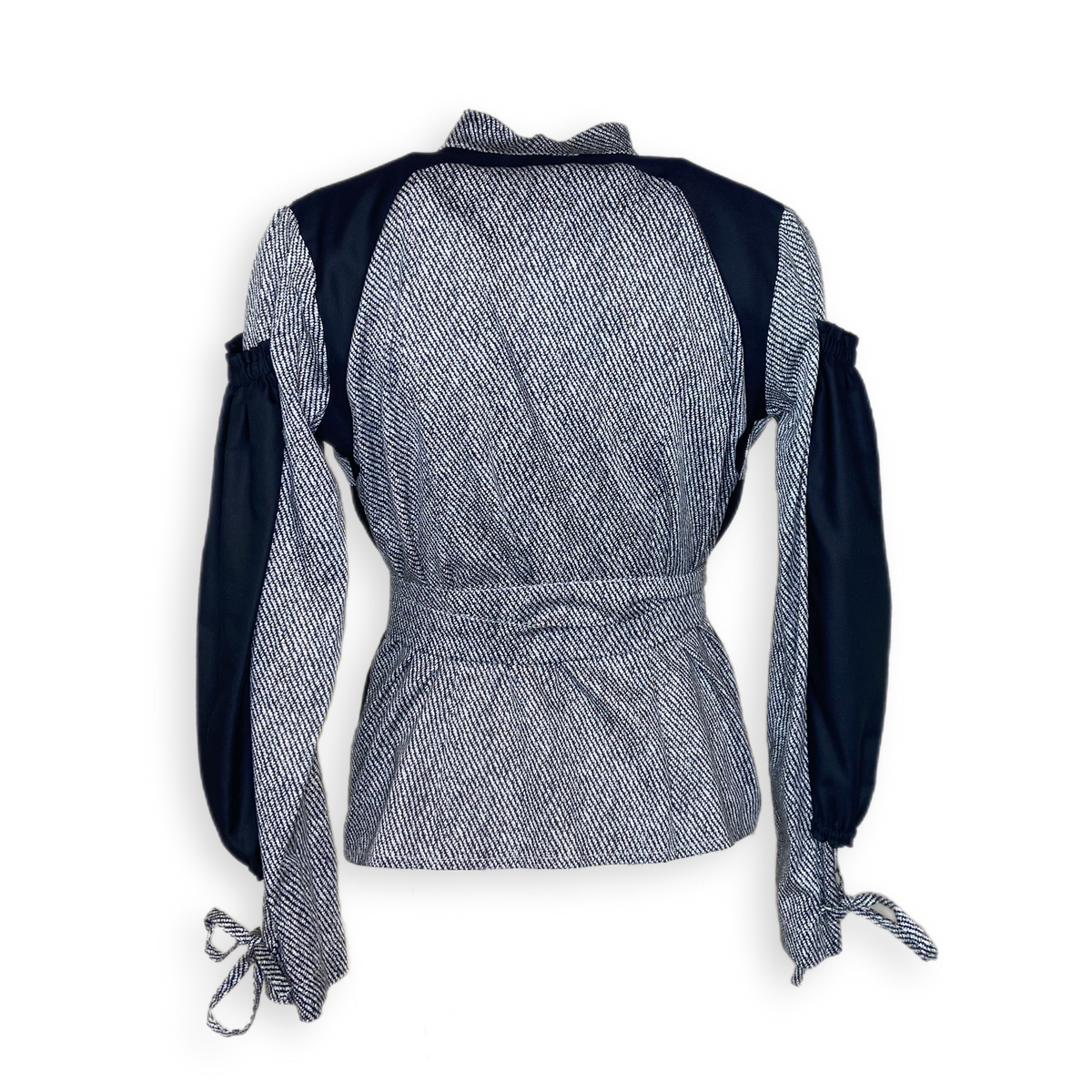 Bluse &quot;SCHSNHSN&quot; schwarz-grau