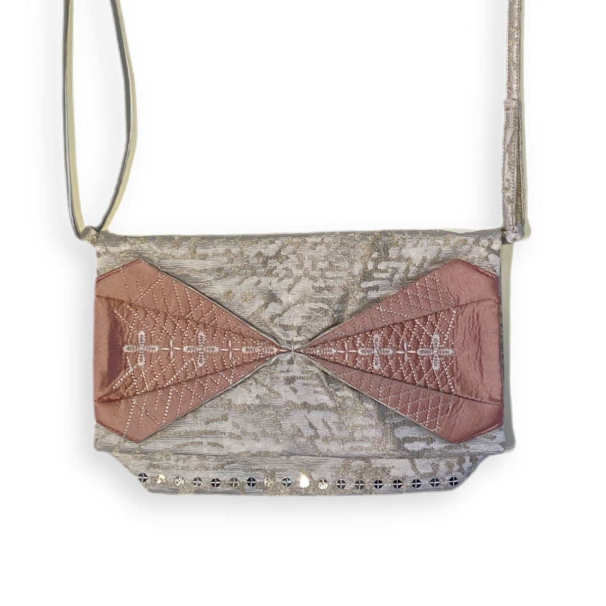 Tasche "Origami-Schleife" silber