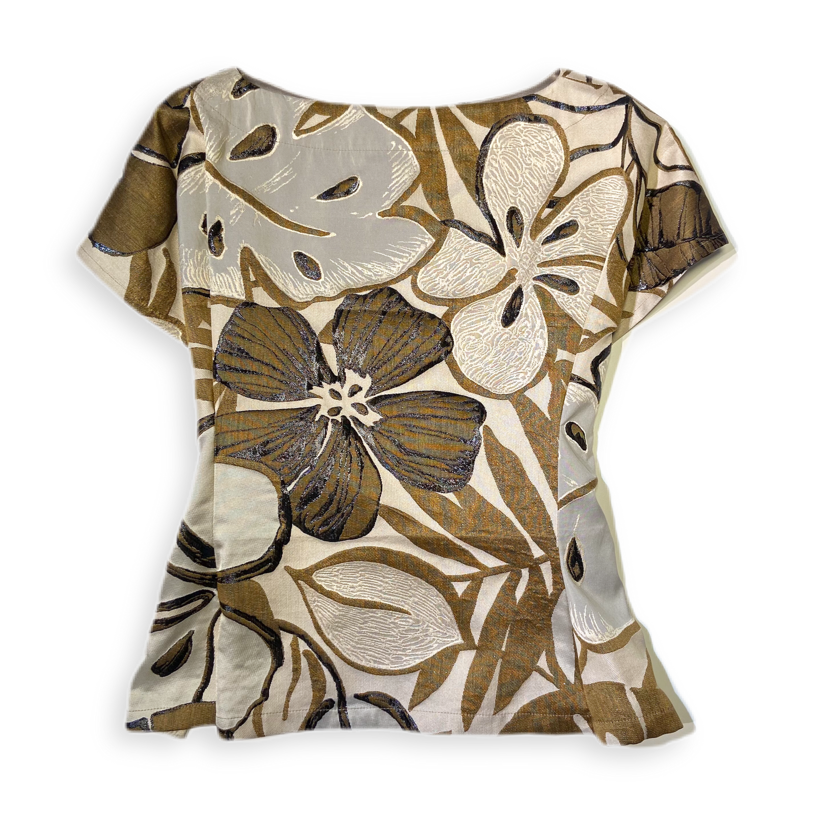 Takeshi Oberteil "Jacquard Blumen"
