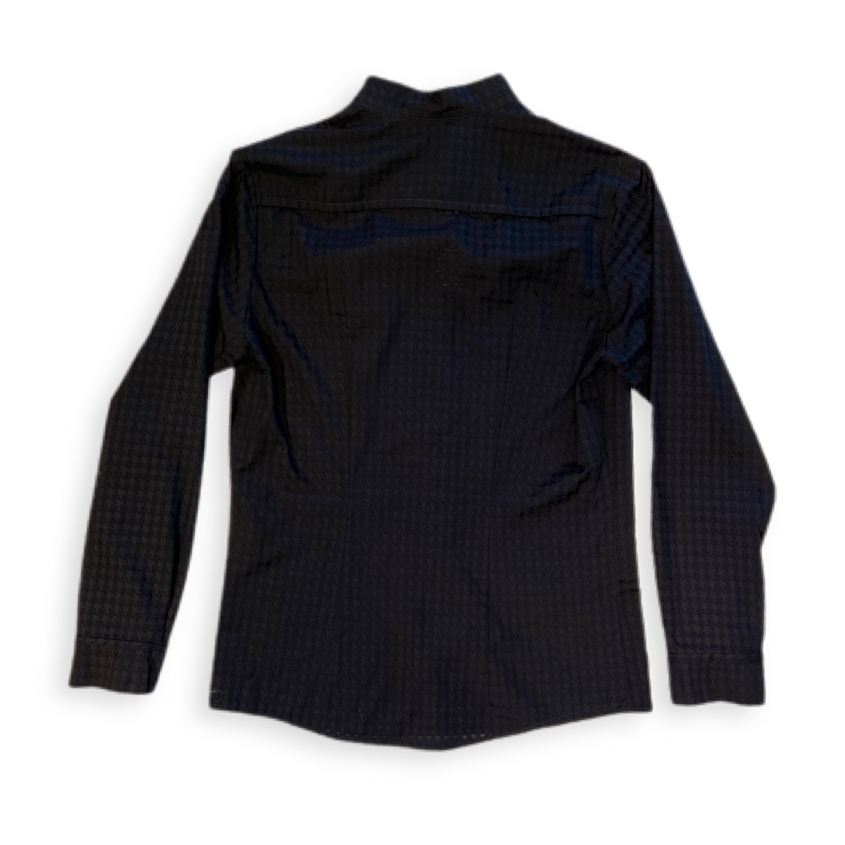 Hemd &quot;Makuchari&quot; Hahnentritt schwarz