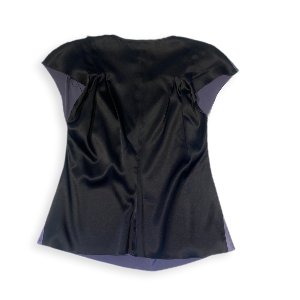 Oberteil &quot;Wasserfall&quot; grau-lila/ schwarz