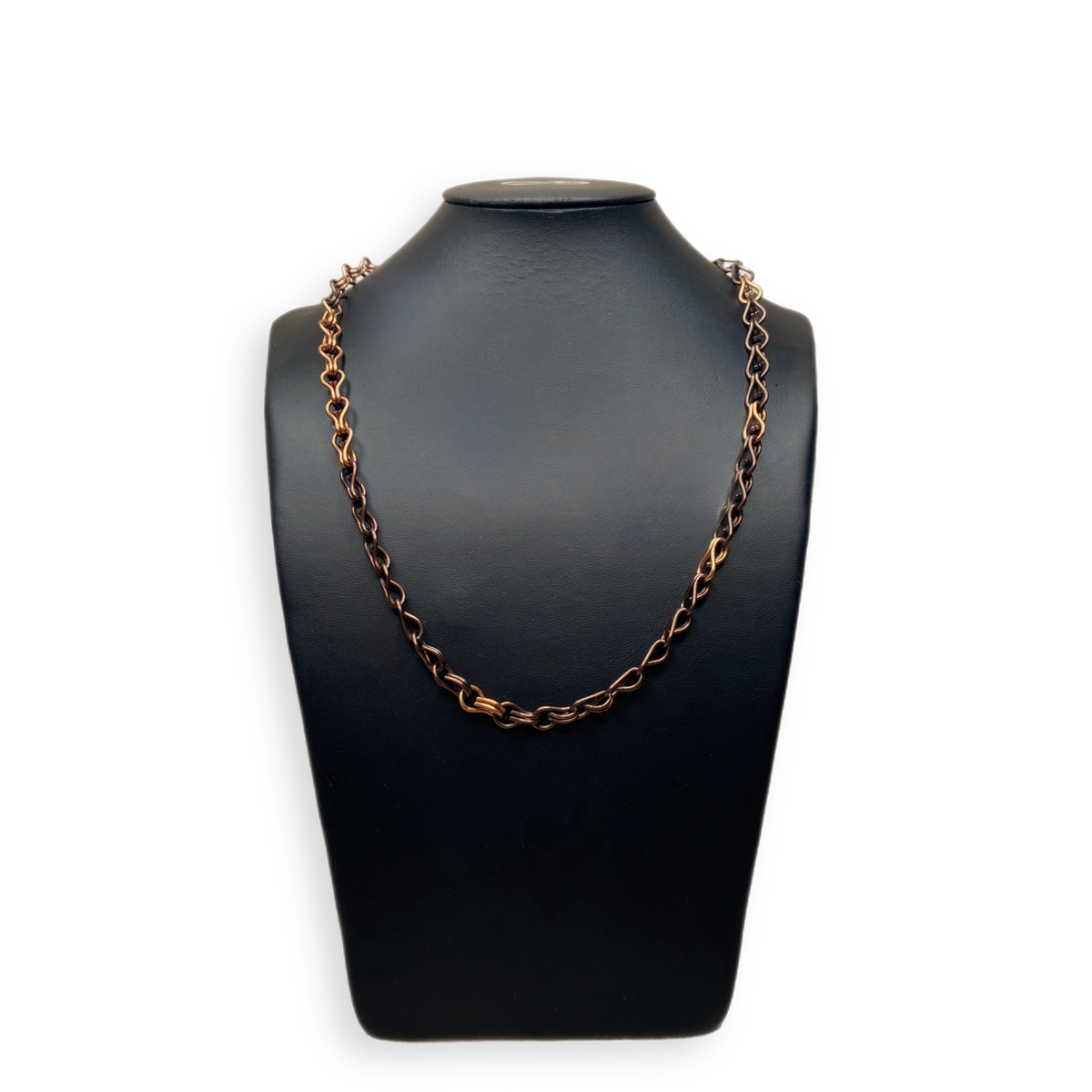 Brillenkette "Bicolor" bronze-kupfer dunkel