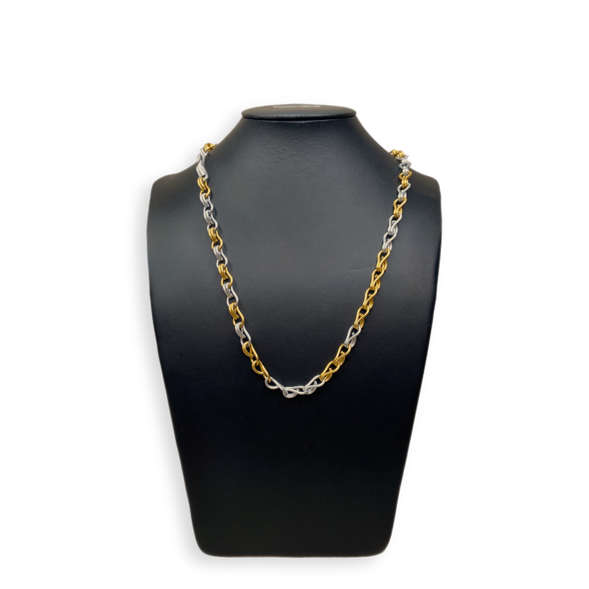 Brillenkette &quot;Bicolor&quot; silber-gold