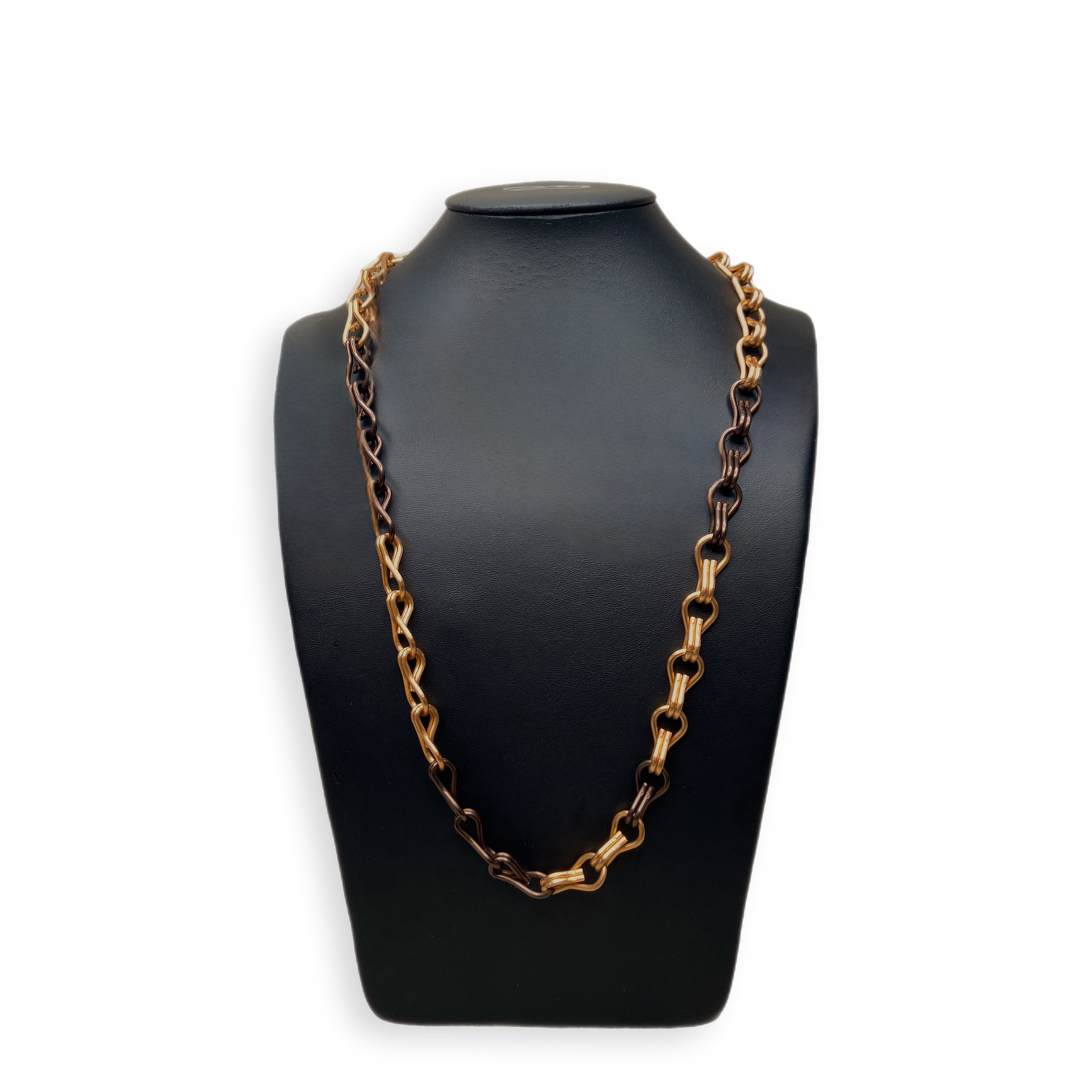 Brillenkette Bicolor dunkel-bronze