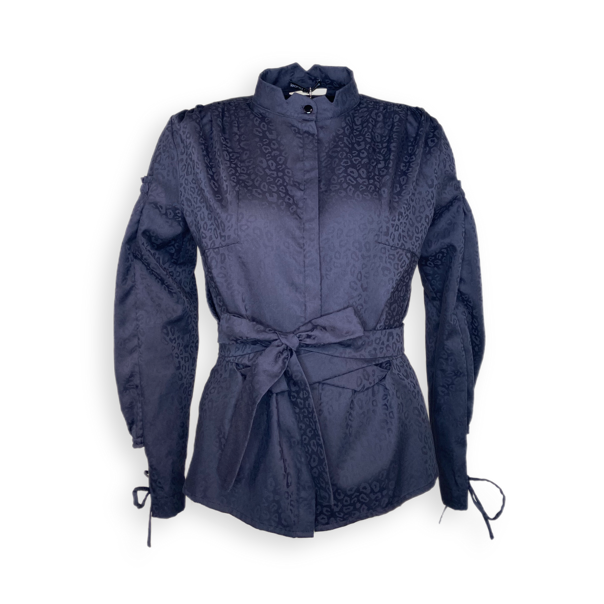 Bluse "SCHSNHSN" leo-schwarz