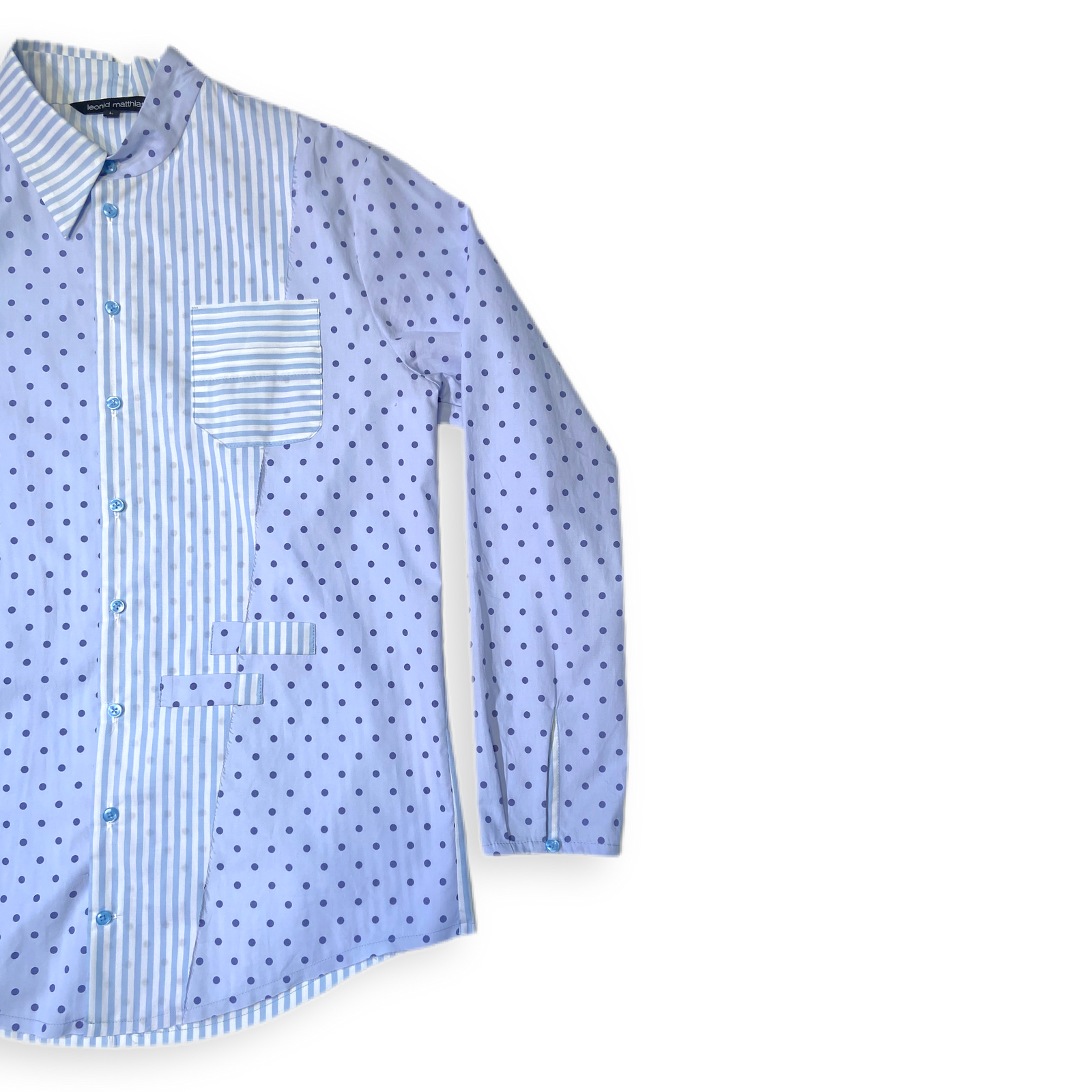 Hemd "NDRRD" stripes-dots