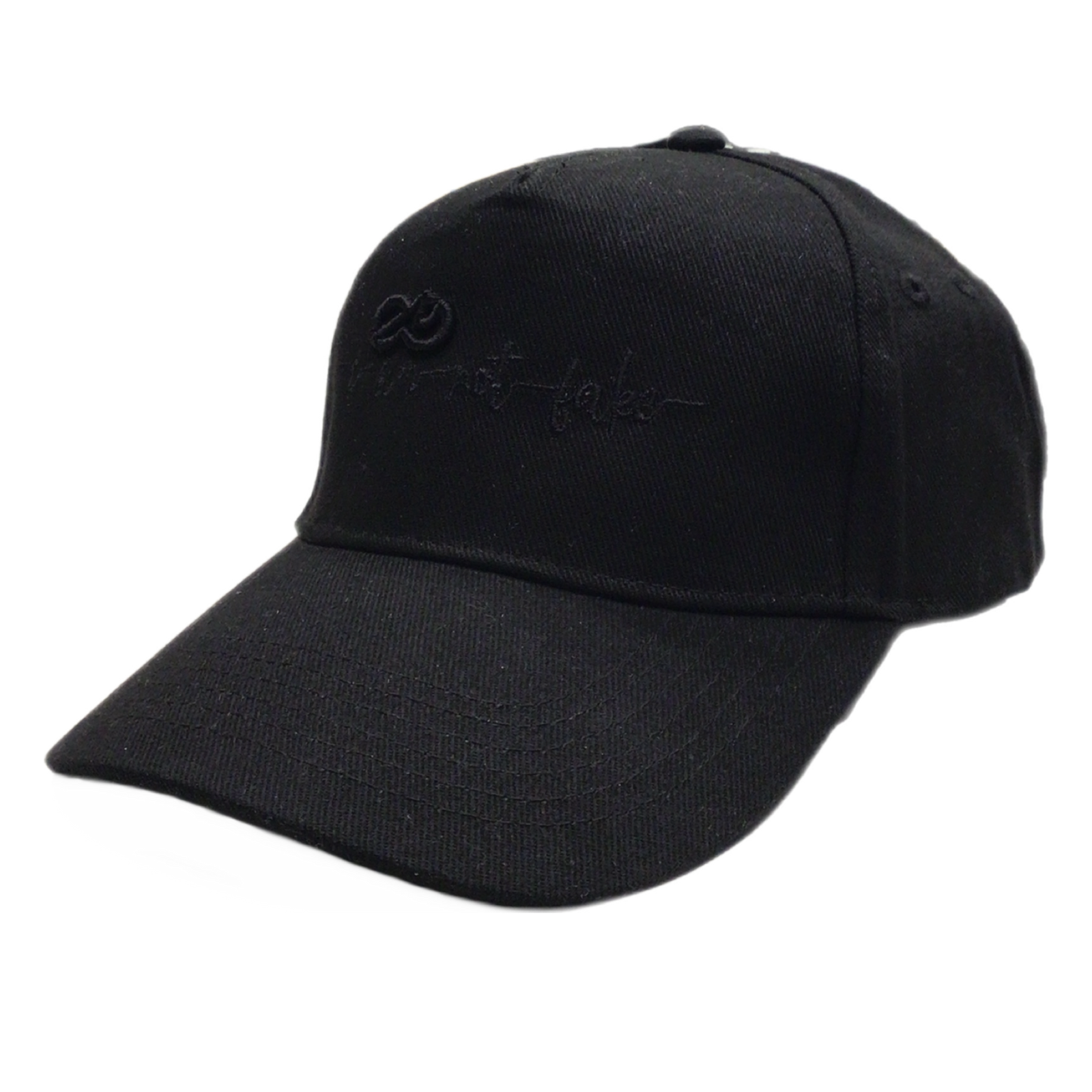 Kappe „i am not fake“ schwarz-schwarz