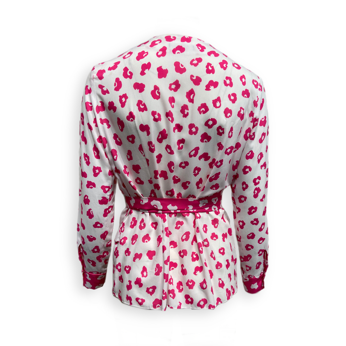 Bluse &quot;RDLHM&quot; pink-weiß