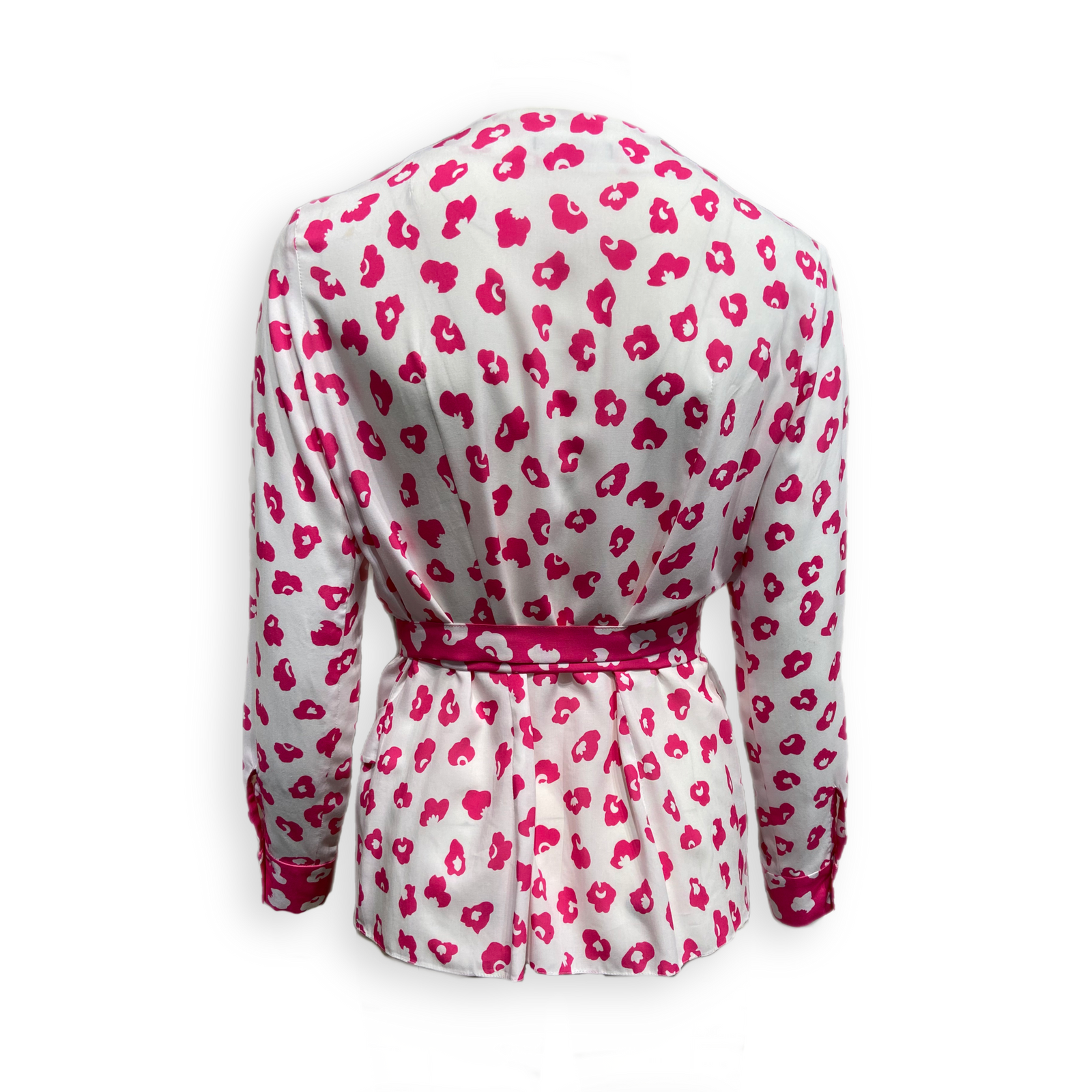 Bluse "RDLHM" pink-weiß