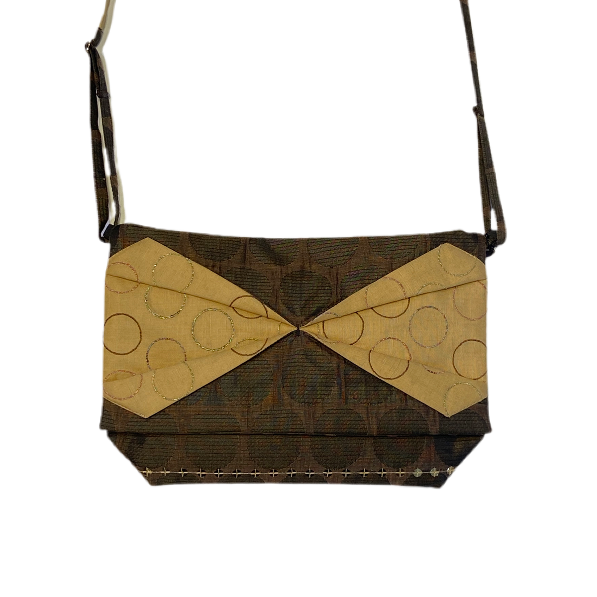 Tasche "Origami-Schleife", braun
