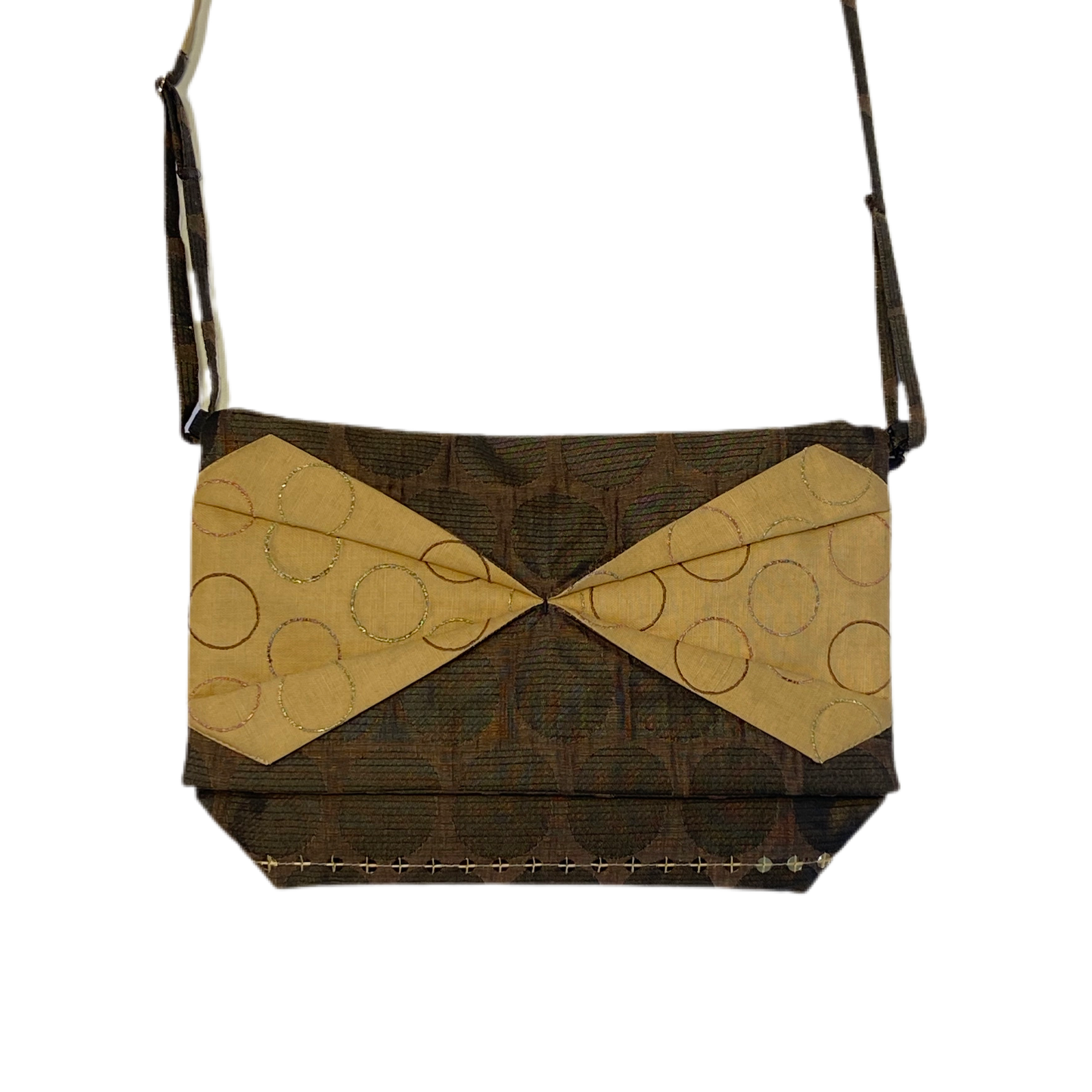 Tasche "Origami-Schleife", braun