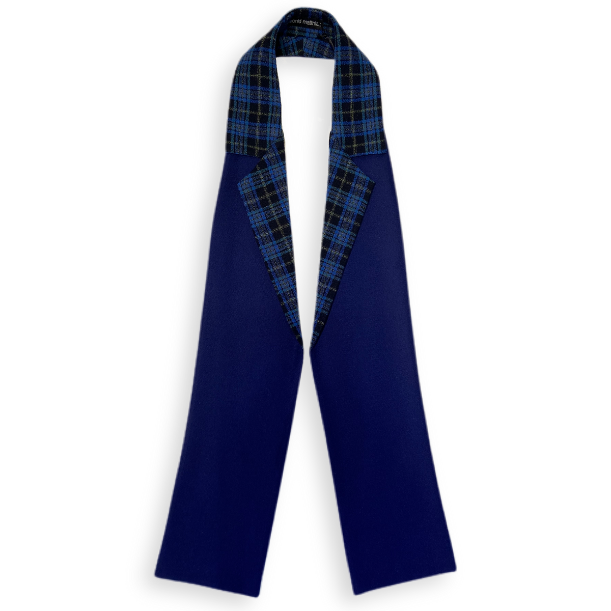Kragenschal "Blau-Karo"