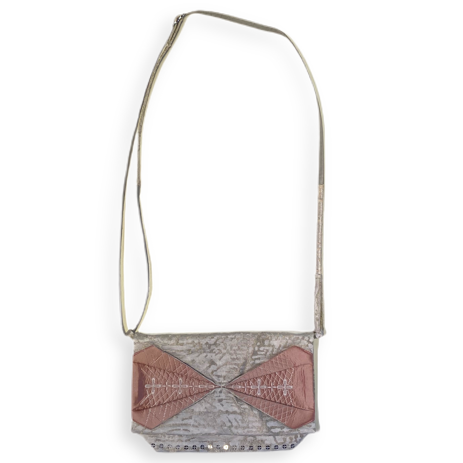 Tasche "Origami-Schleife" silber